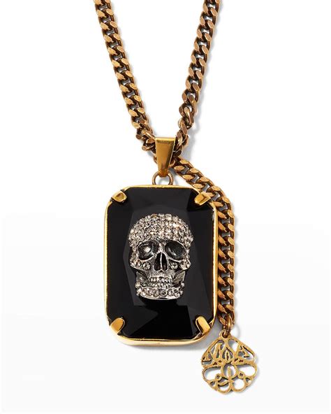 alexander mcqueen necklace men's.